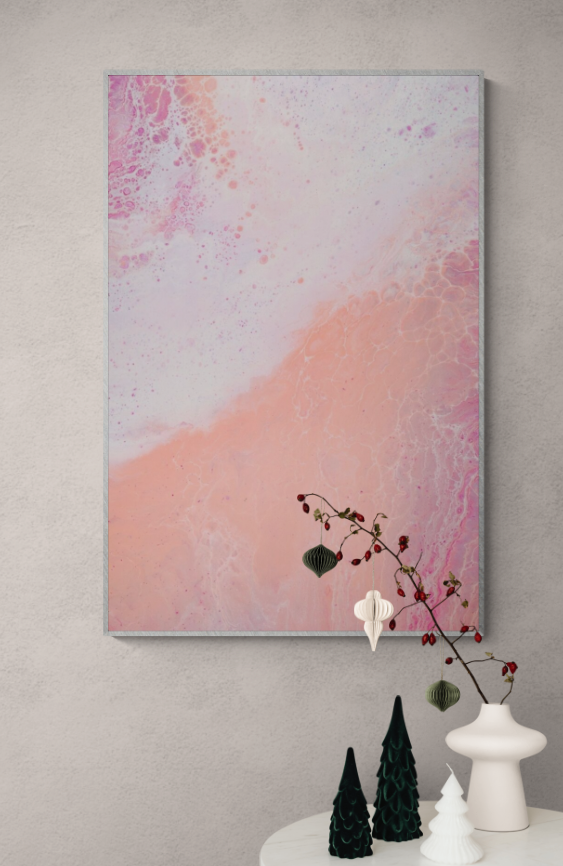 Abstract-Soft Peach Effect
