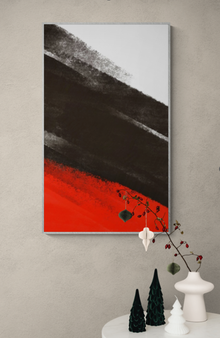 Abstract - Bold Brush Strokes