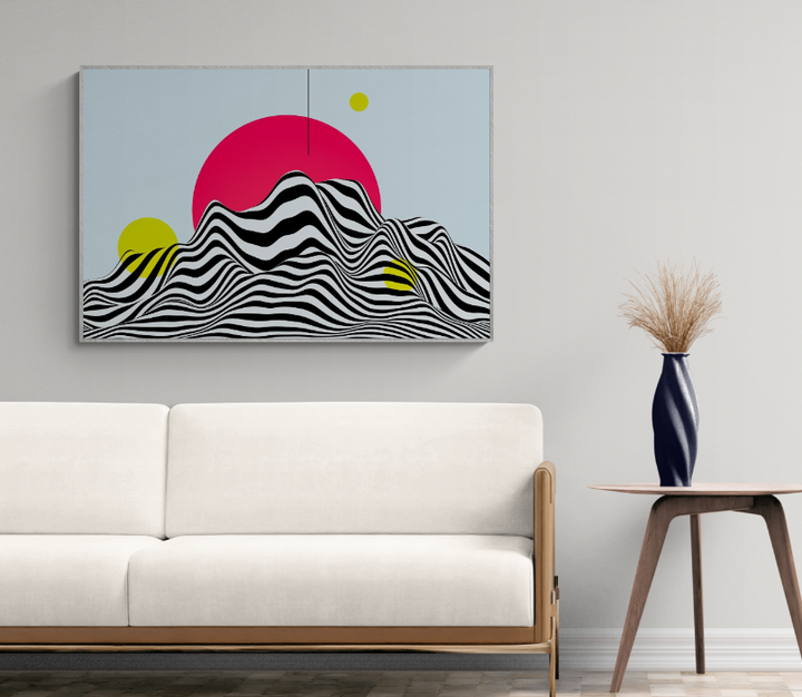 Abstract - 3D Waves & Stripes