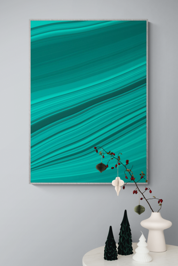 Abstract - Shades of Teal