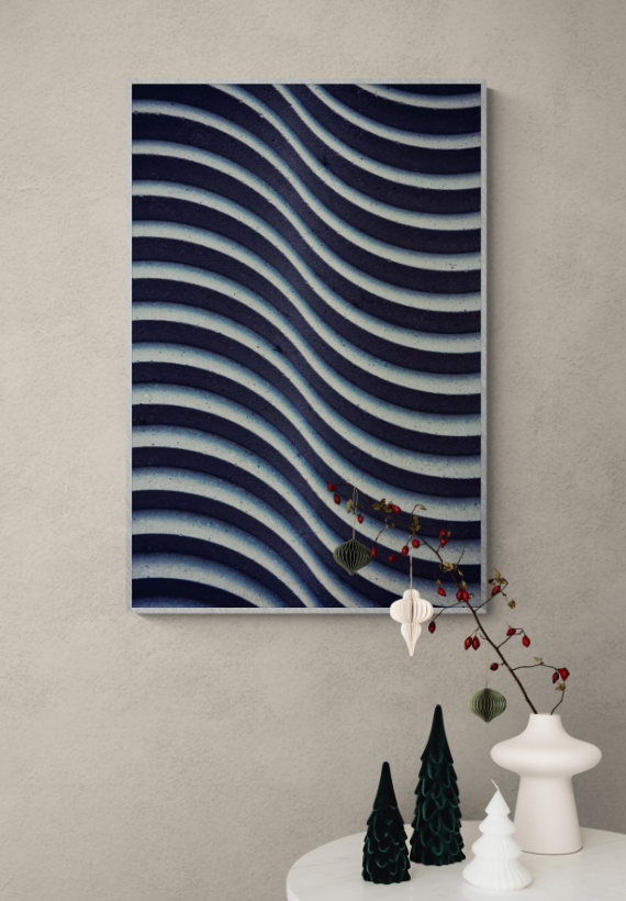 Abstract- Wavy Lines