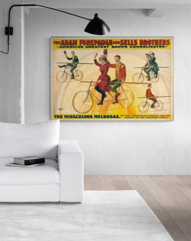 American's greatest shows --The miraculous Melrosas. Chromolithograph
