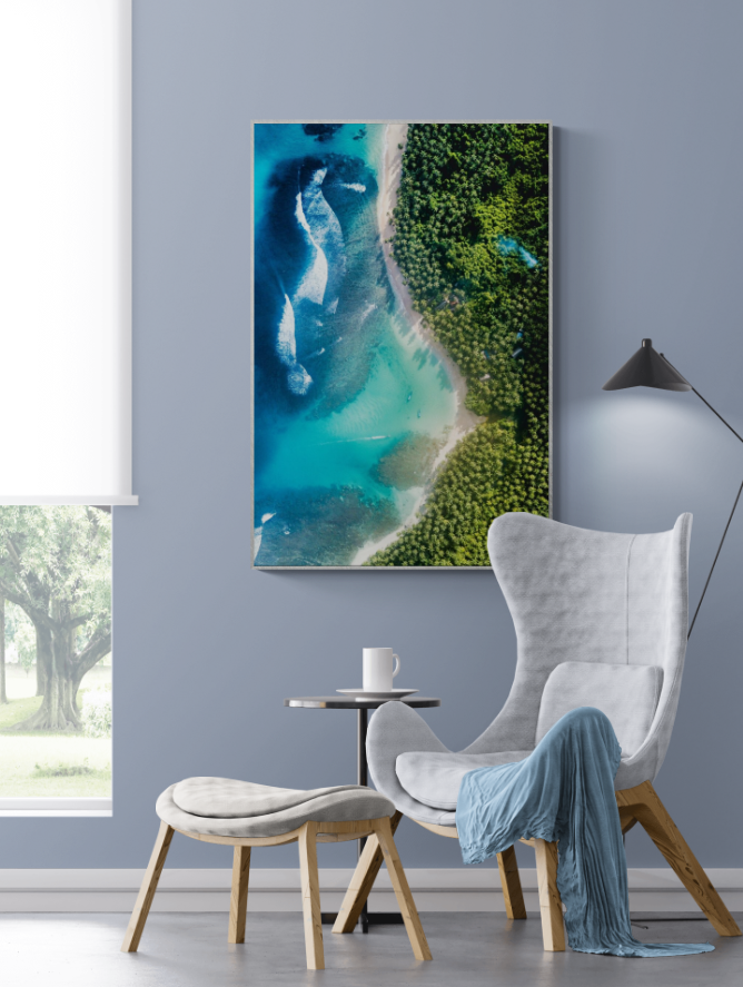 South Pacific Aerial Beach & Shoreline