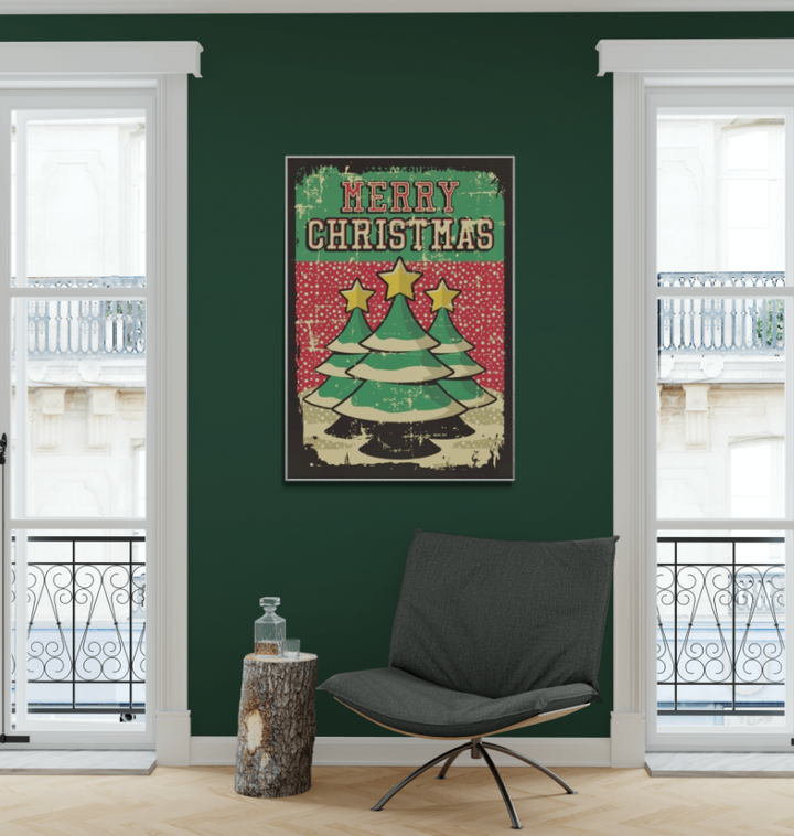 Christmas - Vintage Merry Christmas Poster
