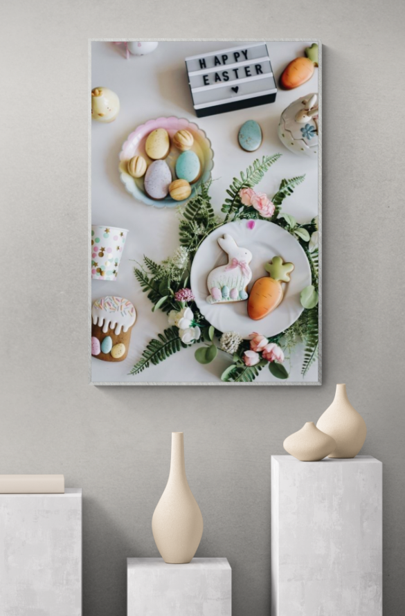 Easter Cookie Table Display