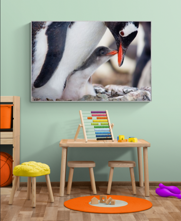 Mother & Chick Penguin
