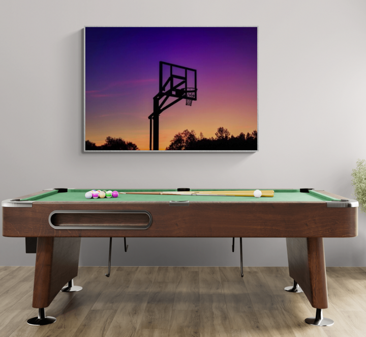 Basketball Net Sunset