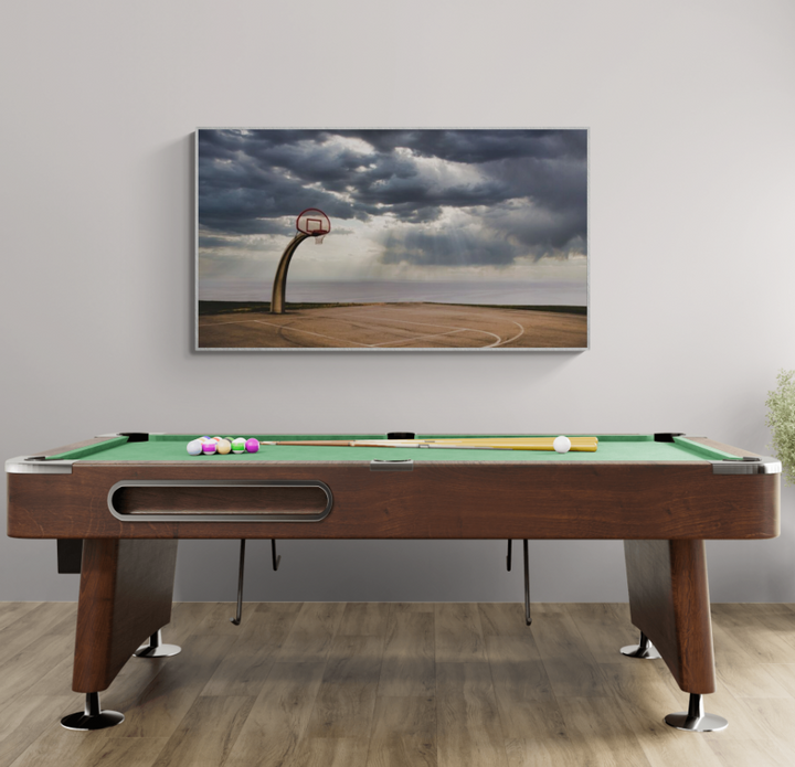 Sports Wall Art Ideas: Angels Gate, Los Angeles Basketball Court