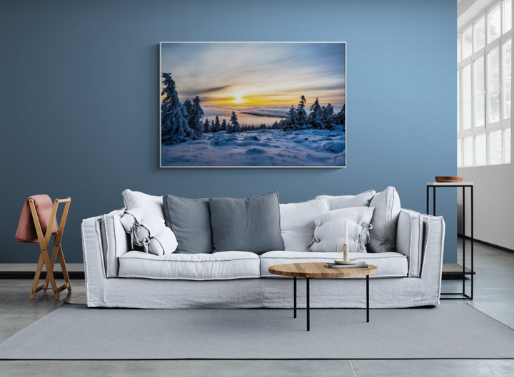 Winter Scene at Sunrise