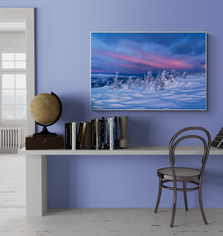 Winter Landscape at Sunrise