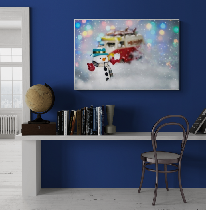 Snowman with Snowball