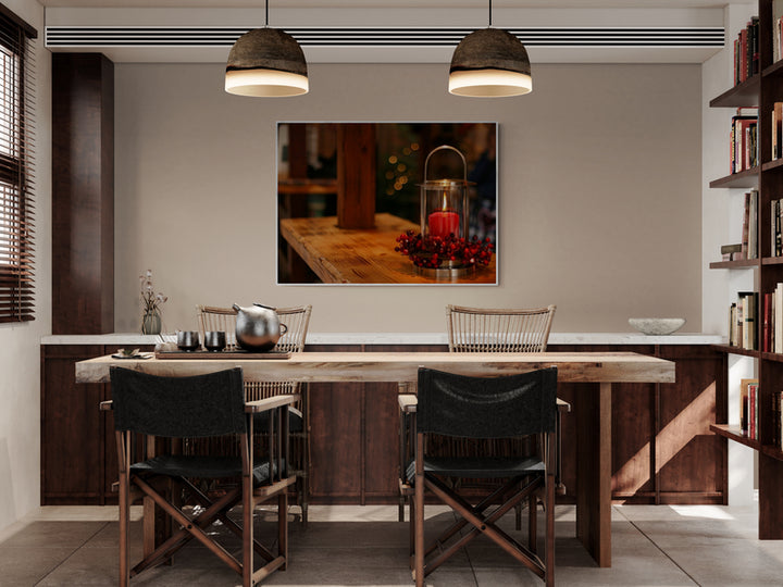 Holiday Themed Wall Art Ideas: Peaceful Christmas Lantern