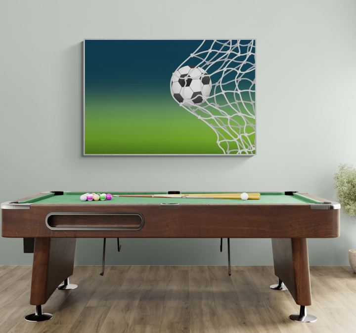 Soccer Ball in Net Illustration