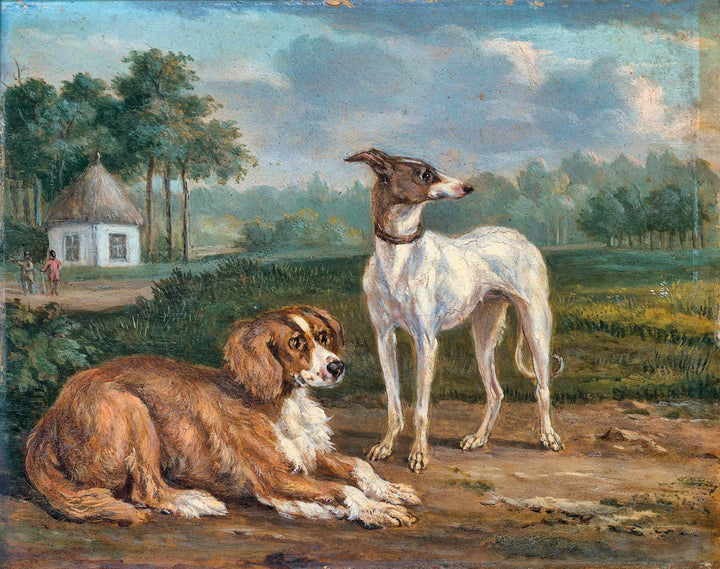 Two dogs Date: 1810 - 1855