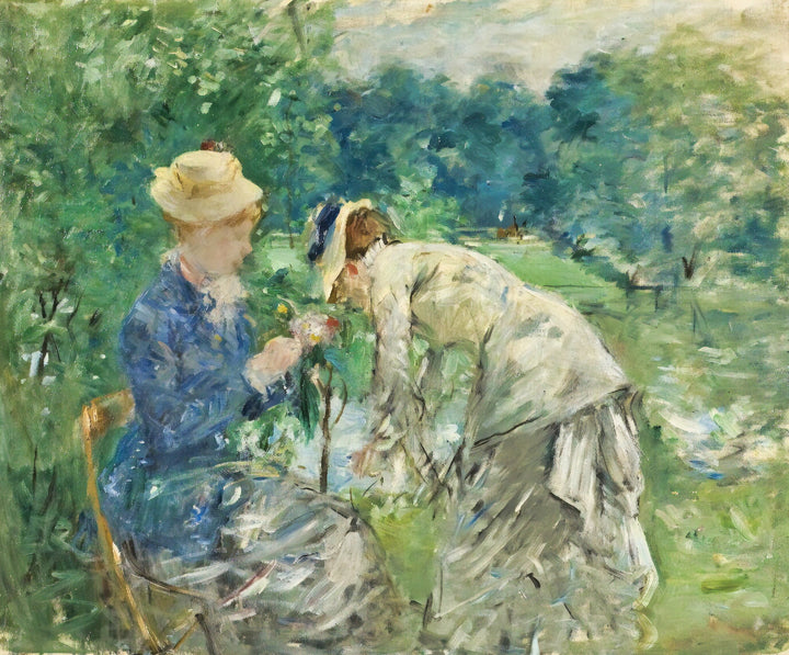 In the Bois de Boulogne. Creator:Berthe Morisot.