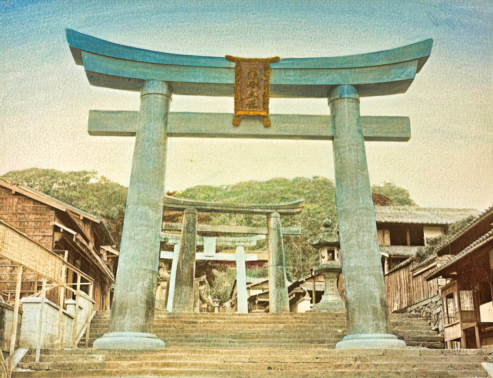 The Osuwa Temple in Nagasaki