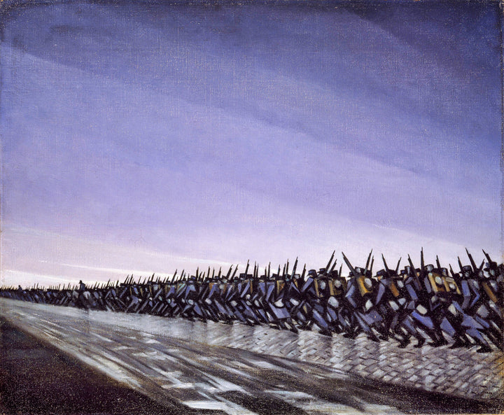 Column on the March, 1915 By Christopher Richard W Nevinson