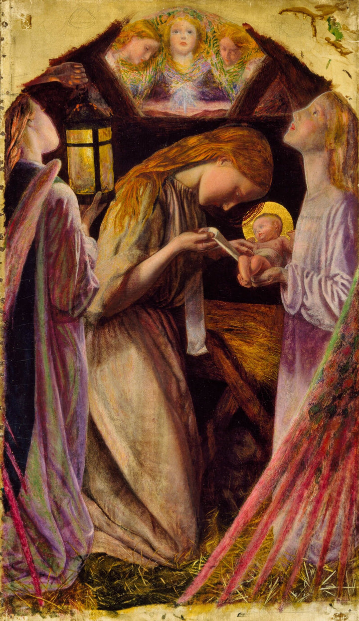 The Nativity, 1858. By Arthur Hughes