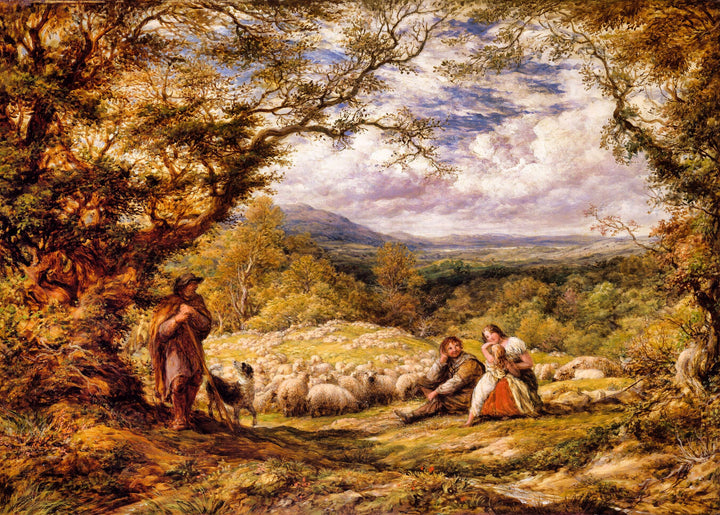 The Sheep Drive, 1863. Artist: John Linnell