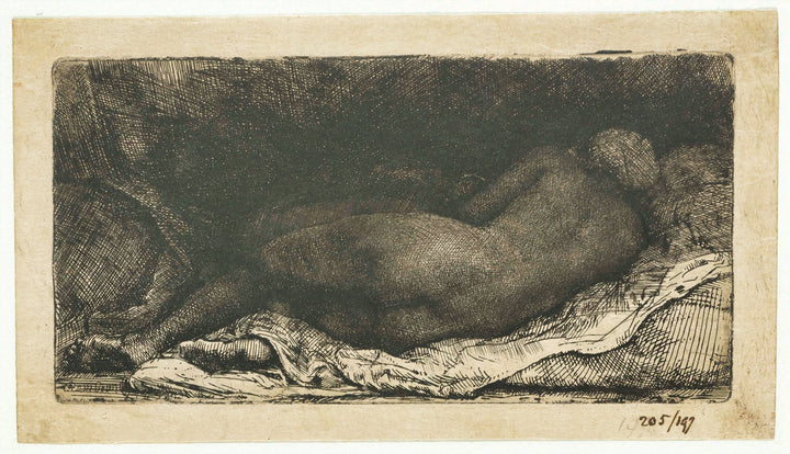 ‘La Négresse couchée’. Date: 1658.