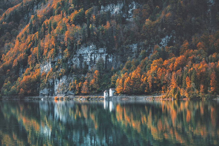 Klontalersee, Switzerland Autumn colours