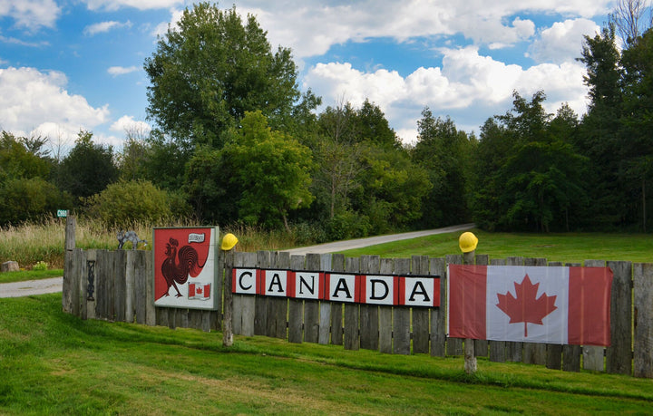 Canada Proud Fence Display