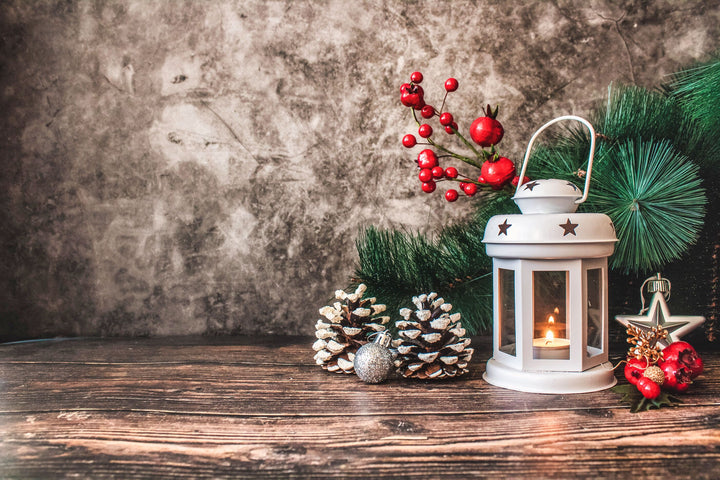 Christmas Decor with Lantern