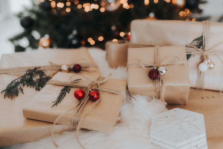 Christmas - Gifts Wrapped in Kraft Paper