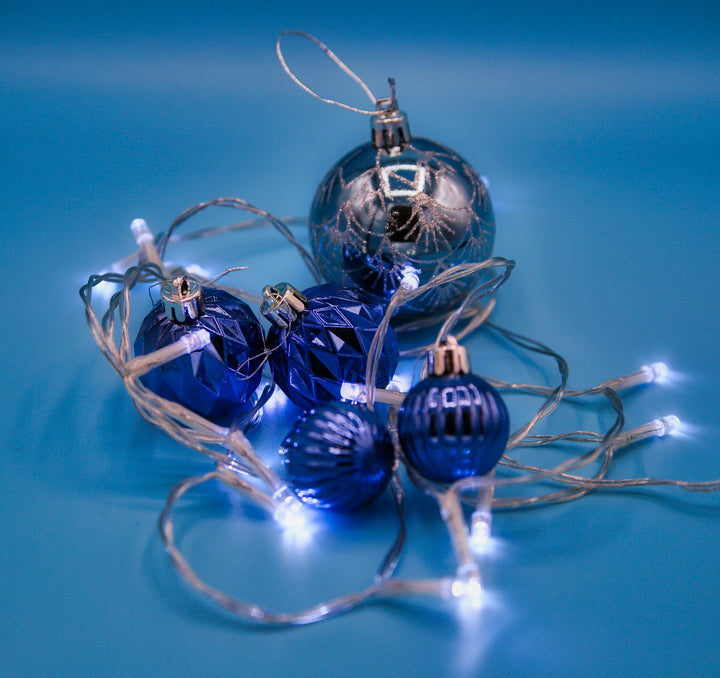 Christmas - Blue & Silver Ornaments