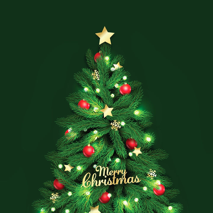 Christmas - Traditional Tree Illustration