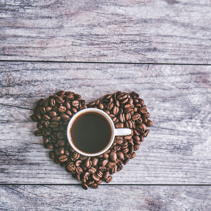 Coffee Beans Heart Shape