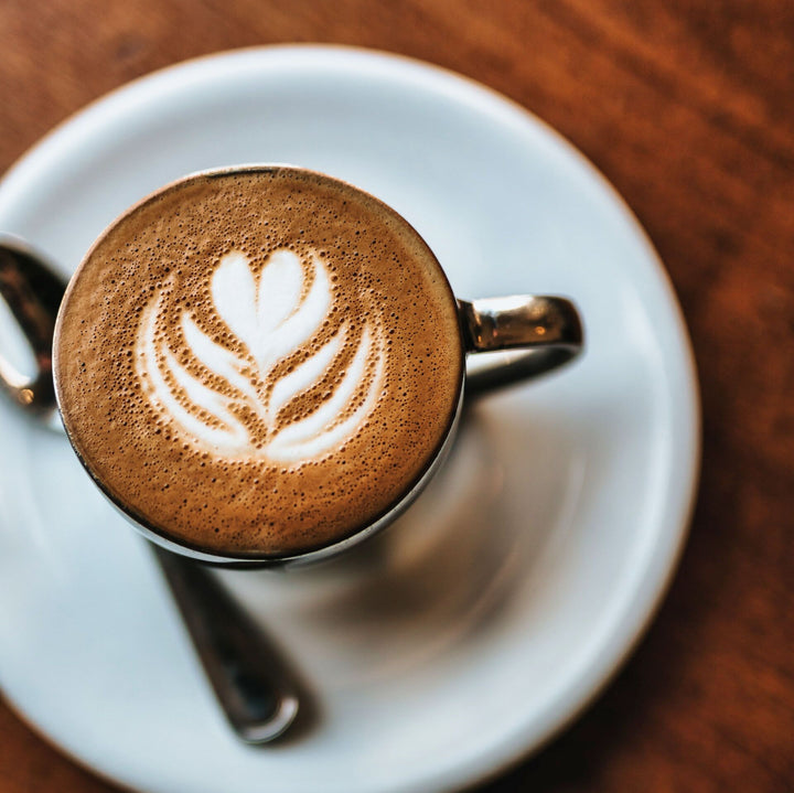 Espresso on white plate