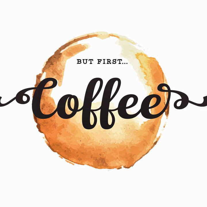 But First, Coffee Watercolour