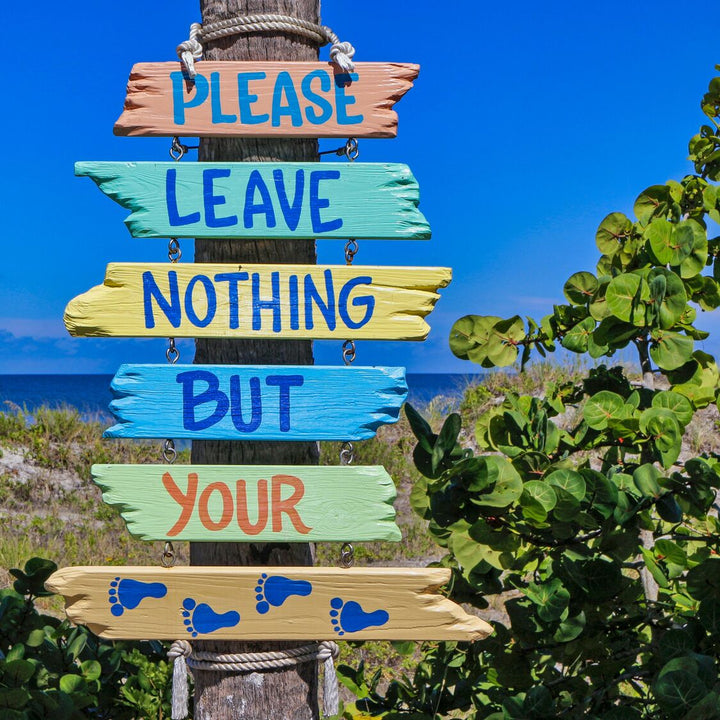 Please Leave Nothing but your Footprints