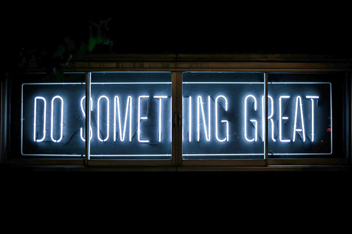 Do Something Great Neon Sign