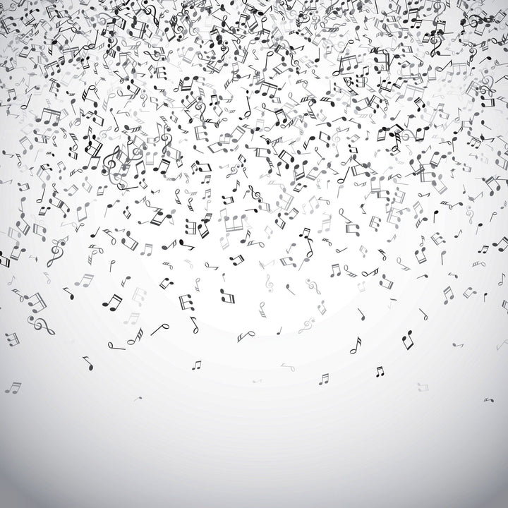 Falling Music Notes
