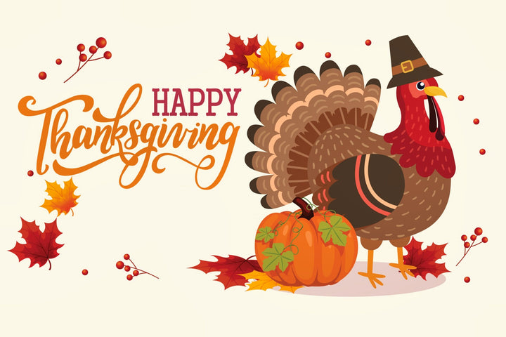Happy Thanksgiving Turkey Illustration